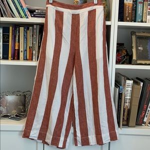 Madewell wide leg crops